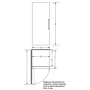 Холодильный шкаф Bosch KSV36BW30