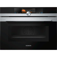 Компактна духова шафа з мікрохвильовим режимом  Siemens CM678G4S1 - выставочный образец