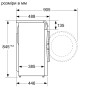 Пральна машина Bosch WHA122XEBL - выставочный образец