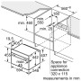 Компактна духова шафа з мікрохвильовим режимом  Bosch CMG636BB1