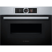 Компактна духова шафа з мікрохвильовим режимом  Bosch CMG636BS1